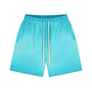 Fourniture OEM Short personnalisé pour hommes Short en éponge française Coton Streetwear Vintage Distressed Sun Faded Short délavé à l'acide - Product Image 5