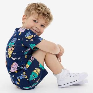 Custom High Quality <b>Men's</b> Summer 2-Piece Sweatsuit Plain T-<b>Shirt</b> Set Solid Pattern Screen Print Button Eco-Friendly - Product Image 4