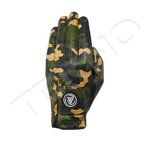 Guantes de golf de dedo completo de color personalizado para hombres deportes al aire libre tela de malla de Pu lavable mano derecha e izquierda multicolor - Product Image 3