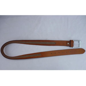 Professional Manufacturer <b>Men</b> Leather <b>Belts</b> Custom Durable Top-Grain Cowhide Good Pin <b>Buckle</b> Custom Logo - Product Image 5