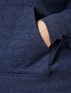 Custom Design Solid <b>Blue</b> Color Casual <b>Hoodies</b> & Sweatshirts Comfortable Stylish <b>for</b> Autumn & Winter with Front Logo - Product Image 5