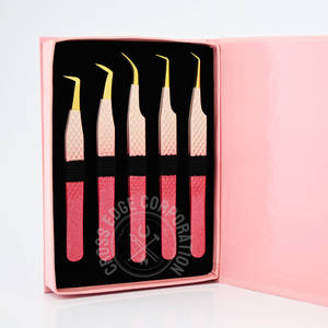 Pinzas de Volumen para Extensiones de Pestañas con Punta de Fibra, 90 Ventiladores de Volumen, Aplicación Individual de Pestañas, Herramienta Antideslizante Profesional para Pestañas - Product Image 6