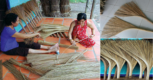 Balai gros plan fabriqué à partir de feuilles de noix de coco Vietnam - Product Image 5