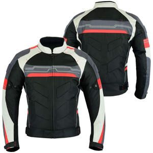 Vestes de moto en Cardura sur mesure de qualité supérieure, veste de course textile imperméable pour hommes, fabriquée au Pakistan - Product Image 5