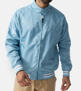 Unisex Custom College Style Varsity Baseball Bomber Jacket Stand Collar Embroidery Plain Dyed Coated for Winter Season - Product Image 6