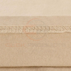 T-shirt surdimensionné blanc uni en coton éponge français de qualité supérieure 300 GSM pour hommes, T-shirts pour hommes Boxy Fit Heavy Weight - Product Image 5