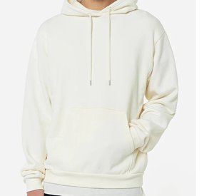 เสื้อฮู้ด OEM สำหรับฤดูหนาว แบบสวมหัว ปักลายได้ 男女兼用 ผ้าฝ้ายฟลีซหนานุ่ม ทรงหลวม ไหล่ตก มีกระเป๋า - Product Image 5