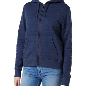 Sweats à capuche et sweats pour femmes fermeture éclair personnalisée surdimensionnée bio fermeture éclair complète coton 100% polaire dames fabricant sweat à capuche femmes - Product Image 1