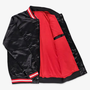 Couleur noire bon vendeur avec un matériau doux au toucher de la meilleure qualité fabriqué au Pakistan vestes en satin vintage pour hommes PAR AMAZING INDUSTRIES - Product Image 4