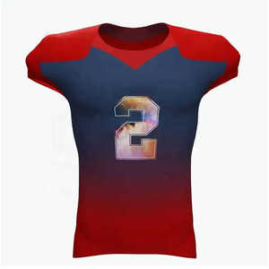 Prix d'usine Sublimation Polyester Mesh Maillot de match de football américain Maillots personnalisés Uniforme de football américain - Product Image 1
