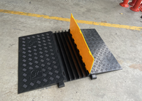 Protecteur de câbles en PVC, caoutchouc, polyuréthane, pour la circulation piétonne, les véhicules, conforme à l'ADA, accessible aux fauteuils roulants, rampes pour câbles