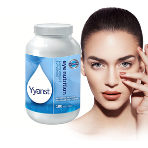 Complément alimentaire de haute qualité pour la nutrition et la protection des yeux, à base d'oméga 3, de vitamine E, d'huile de poisson et d'huile de lin, en gélules. - Product Image 1