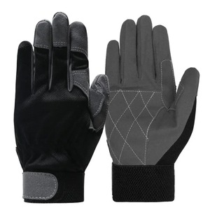 Gants de travail en cuir de vache pour hommes, pour la soudure, la conduite, la moto, l'entretien du jardin, le travail de mécanicien, durables, longueur poignet - Product Image 6