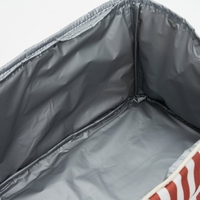 Sac isotherme de plage vintage en toile solide de luxe avec fermeture éclair et bandoulière amovible