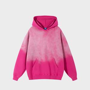 Sudaderas con capucha de algodón de alta calidad 100% para hombre, sudaderas informales con lavado ácido con diseño bordado, impresión Digital para invierno - Product Image 3