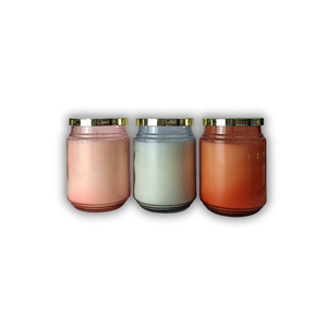 Velas de vidrio perfumadas personalizadas de lujo, tapa de Metal, decoración del hogar, Bodas/Navidad/Año Nuevo, cera de soja de coco de Vietnam - Product Image 5
