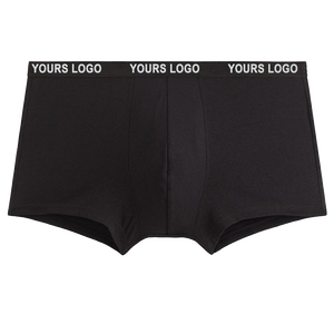 Bóxer de cintura media para hombre, ropa de hombre de tela elástica de 4 vías, cintura personalizada, ropa interior de algodón para hombre, mayorista - Product Image 3