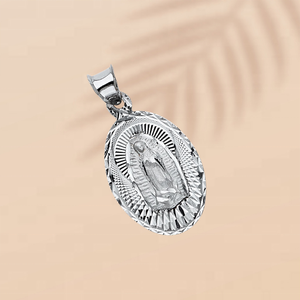 Colgante Clásico de Aleación Metálica Plateada con la Imagen de la Virgen María, Joyería de Moda Unisex, Accesorio Infantil de Tendencia para Toda Ocasión - Product Image 2