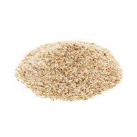 Poudre de Psyllium en Poudre, Extrait Végétal en Contenant Plastique, Fibre Naturelle pour l'Alimentation Animale, Psyllium Husk