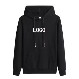 Sudadera con Capucha Extra Grande para Hombre, de Algodón, Manga Larga, con Logotipo Bordado e Impresión Digital Personalizada, Forrada y Ecológica, OEM - Product Image 1