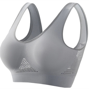 Haute qualité Logo personnalisé femmes respirant séchage rapide haut de gymnastique soutien-gorge vêtements de Fitness vêtements de sport Yoga sport soutien-gorge - Product Image 2