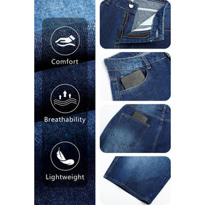 Pantalones cortos de mezclilla lavados con ácido para hombre personalizados, ajuste Vintage, logotipo Personal, etiqueta, bordado, impresión, OEM, ODM, suministro a granel - Product Image 2