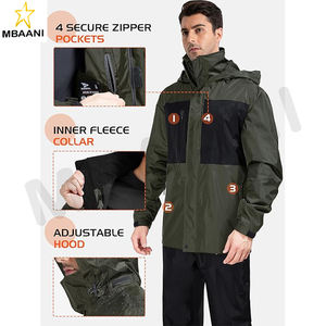 Waterproof Fishing <b>Rain</b> Suit for Men (<b>Rain</b> <b>gear</b> Jacket & Trouser Suit) - Product Image 6