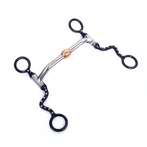 Meilleure qualité Western Silver Dotted Bits Équipement de sécurité d'équitation en acier inoxydable au prix d'usine - Product Image 5