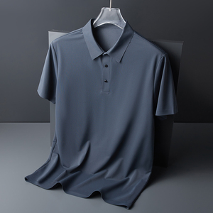Novedad de verano, camiseta Polo de manga corta para hombre, moda informal de negocios, polos clásicos de Color sólido, ropa de marca para hombre, camisa transpirable - Product Image 3