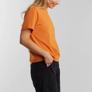 Venta al por mayor de camisas de mujer de moda de manga corta de verano 2025 personalizadas, camiseta suelta con estampado de dibujos animados de calle informal para mujer de BD - Product Image 2