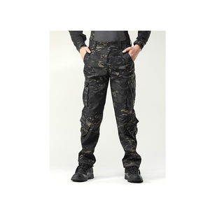 Pantalon de chasse durable en plein air pour hommes pantalon de camouflage avec panneaux de genou extensibles confortables - Product Image 3