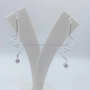 Contemporary <b>Silver</b> <b>Ear</b> <b>Cuffs</b> Unique Designs for Modern Style Gold Plated Womens Sterling <b>Silver</b> Earrings Best Price for Wedding - Product Image 1