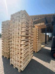 Euro EPAL Single-Faced 4-Way Entry Palettes en bois Logistique industrielle Stockage Matière plastique Stock en gros disponible - Product Image 2