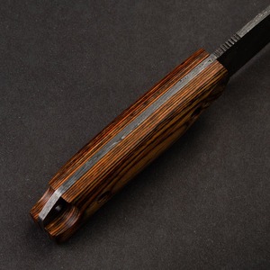 มีดสกินเนอร์เหล็กดามัสกัสแบบปรับแต่งได้ ปี 2025 ด้ามไม้ รับผลิตแบบ OEM สำหรับงาน DIY มีดล่าสัตว์และแล่หนัง ของขวัญวันเกิด ระดับมืออาชีพ - Product Image 6