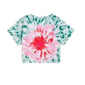 Nouvel arrivage de camisoles en spandex imprimé personnalisé tie-dye pour femmes, hauts d'entraînement longs et décontractés à boutons respirants pour l'été - Product Image 6