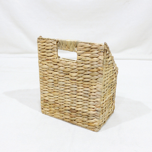 Comehome Water Hyacinth <b>Storage</b> Basket Slanted <b>File</b> Magazine Desktop Organizer - Product Image 4