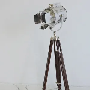 Cổ Điển Công nghiệp thiết kế Tripod tầng Spotlight Studio LED Đèn Home nội thất văn phòng