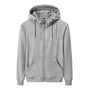 2025 nouvelle mode hommes Super fermeture éclair à capuche surdimensionné poids lourd coton polaire sweat épais fermeture éclair à capuche - Product Image 1