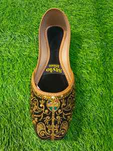 Khussa zapatos de las mujeres planas de peso ligero colores mezclados khussa Punjabi khussa personalizado al por mayor de calidad superior diseños personalizados de las mujeres - Product Image 5