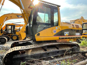 รถขุดตีนตะขาบ Caterpillar 330C ปี 2022 มือสอง เครื่องจักรงานดิน ระบบไฮดรอลิก Kawasaki เครื่องยนต์ Hitachi น้ำหนัก 22 ตัน ชั่วโมงการทำงานต่ำ เกียร์ แบริ่ง PLC - Product Image 6