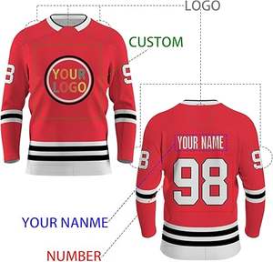เครื่องแบบฮ็อกกี้น้ำแข็งไซส์พิเศษสำหรับผู้ใหญ่เครื่องแบบฮ็อกกี้น้ำแข็งออกแบบโลโก้ของคุณเอง - Product Image 2