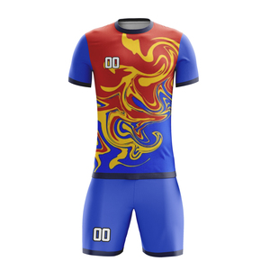 Ensemble de maillot de football sublimé, maillot à manches courtes et short - Product Image 3