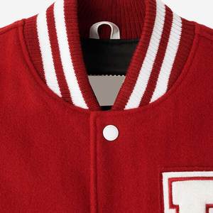 Veste universitaire crop top personnalisée pour femmes OEM manteaux de baseball Letterman mode collège style décontracté streetwear approvisionnement en gros - Product Image 6