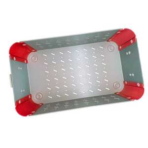 Caja de Instrumentos para Tornillos de Bloqueo Ortopédicos de 50 mm, Caja Vacía, Acero Inoxidable Duradero de Grado Quirúrgico, Autoclavable, Reutilizable, Manual - Product Image 3