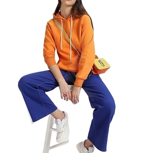 Sudaderas Casuales de Mujer 100% Algodón con Capucha de Pakistán, Ropa de Invierno Lisa con Logotipo Frontal, Ropa Formal de Invierno - Product Image 4