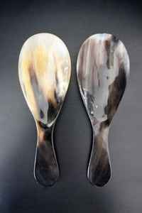 Ensemble de cuillères en corne de buffle émaillée de bonne qualité, accessoire de coutellerie de cuisine chic pour la maison et l'hôtel | Fabriqué en Inde - Product Image 2