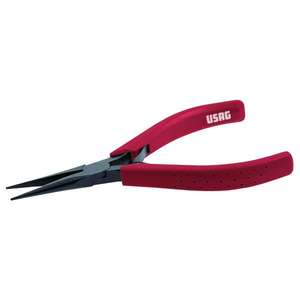 Pince à bec long demi-ronde Usag avec mâchoires droites coniques - Product Image 1