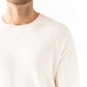 Sweat-shirt unisexe à col rond personnalisé avec logo, en coton épais, coupe oversize, fabriqué par HS 2026 - Product Image 3