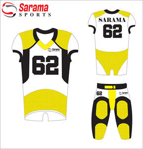 ชุดอเมริกันฟุตบอลแบบกำหนดเองเสื้อเจอร์ซีย์อเมริกันฟุตบอลออกแบบได้ตามต้องการ - Product Image 2