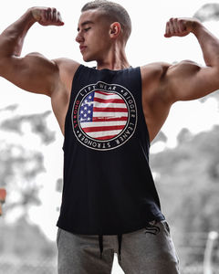 Culturismo Muscle Tank Top Racer back Workout Gym Chaleco Hombres Singlets Fitness Brand New Men Running Vest - Product Image 3